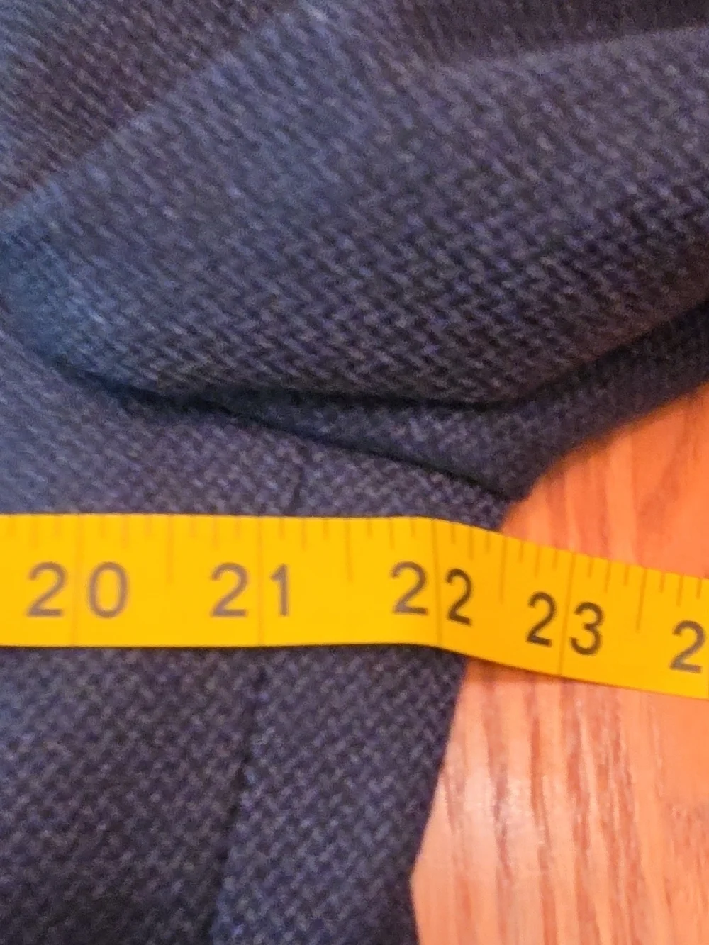 Men's FENZIA Dark Navy Wool Textured Blazer
